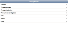 Tablet Screenshot of forum.servoy.com